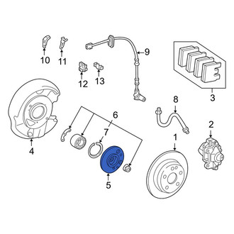 Mercedes-Benz OE - Rear Wheel Hub