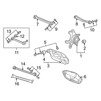 Mercedes-Benz OE - Rear Suspension - Suspension Components