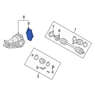 Mercedes-Benz OE - Rear Differential Cover