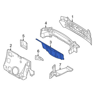 Mercedes-Benz OE - Rear Partition Panel