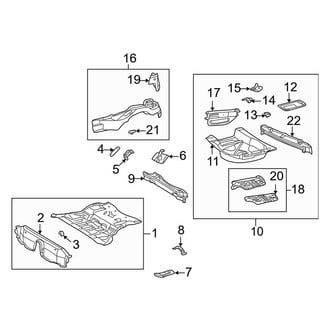 Mercedes-Benz OE - Rear Body - Floor & Rails (Coupe)