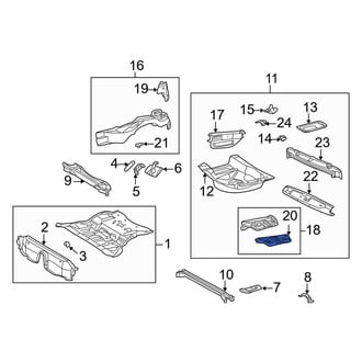 Mercedes-Benz OE - Rear Floor Extension