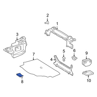 Mercedes-Benz OE - Front Trunk Trim Panel Insert