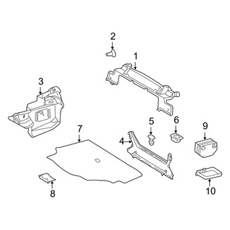 Mercedes-Benz OE - Rear Body - Interior Trim (Convertible)