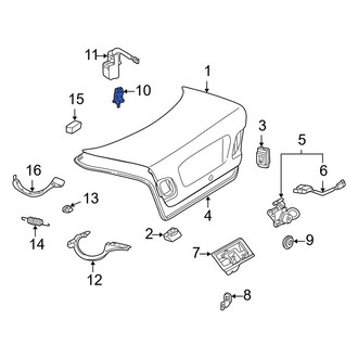 Mercedes-Benz OE - Cargo Area Light Switch