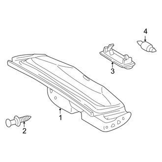Mercedes-Benz OE - Trunk Lid - Interior Trim
