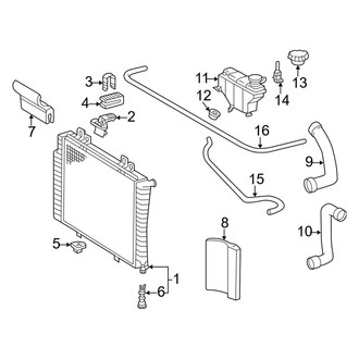 Mercedes-Benz OE - Cooling - Radiator & Components