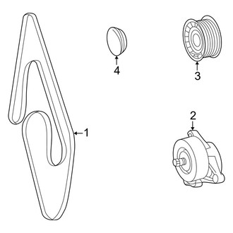 Mercedes-Benz OE - Cooling - Belts & Pulleys (Convertible)
