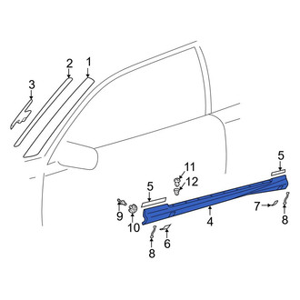 Mercedes-Benz OE - Right Ground Effects Kit