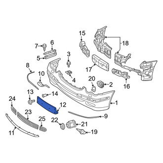 Mercedes-Benz OE - Front License Plate Bracket