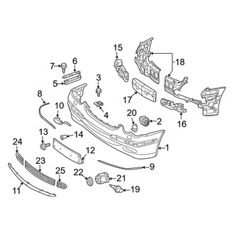 Mercedes-Benz OE - Front Bumper - Bumper & Components (W/O AMG Package), (Coupe)