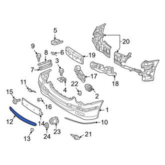 Mercedes-Benz OE - Front Center Lower Grille