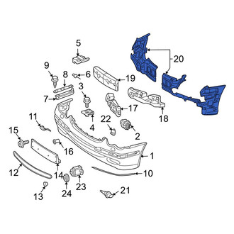 Mercedes-Benz OE - Front Bumper Cover Reinforcement