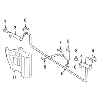 Mercedes-Benz OE - Front Lamps - Washer Components