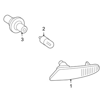 Mercedes-Benz OE - Front Lamps - Signal Lamps (Coupe)