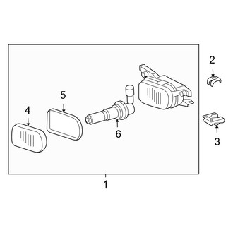 Mercedes-Benz OE - Front Lamps - Fog Lamps (W/O AMG Package)
