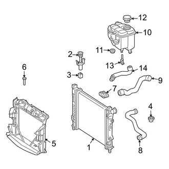 Mercedes-Benz OE - Cooling - Radiator & Components (Base)