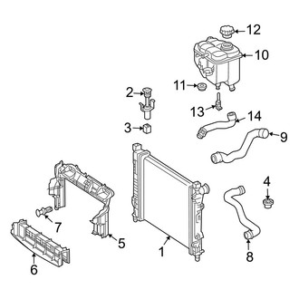 Mercedes-Benz OE - Cooling - Radiator & Components