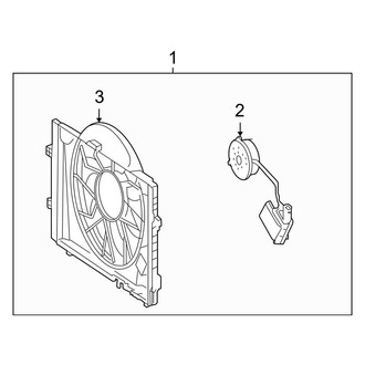Mercedes-Benz OE - Engine Cooling Fan Assembly