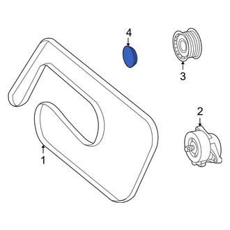 Mercedes-Benz OE - Accessory Drive Belt Idler Pulley Cap