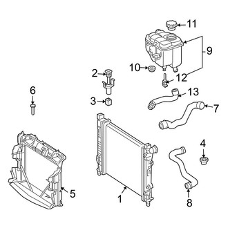 Mercedes-Benz OE - Cooling - Radiator & Components (Coupe)