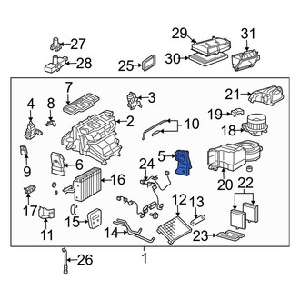 Mercedes-Benz OE - Right Lower Cabin Air Intake Duct