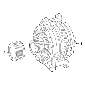 Mercedes-Benz OE - Electrical - Alternator