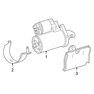 Mercedes-Benz OE - Electrical - Starter (Coupe)