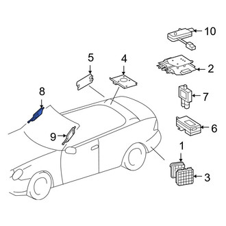 Mercedes-Benz OE - Right Antenna Amplifier