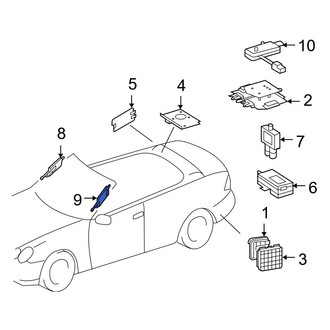 Mercedes-Benz OE - Left Antenna Amplifier