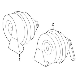 Mercedes-Benz OE - Electrical - Horn (Coupe)