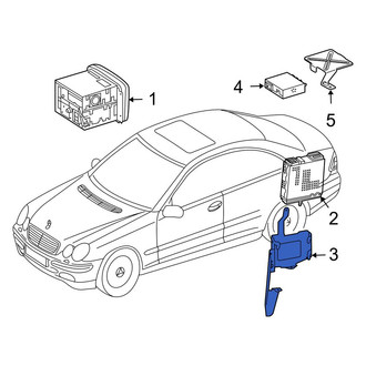 Mercedes-Benz OE - GPS Navigation Control Module Bracket