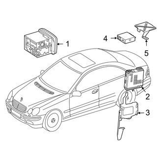 Mercedes-Benz OE - Electrical - Navigation System Components (Coupe)