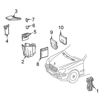 Mercedes-Benz OE - Electrical Components (Front Fuse Box & Modules), (Coupe)