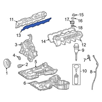 Mercedes-Benz OE - Right Engine Valve Cover Gasket