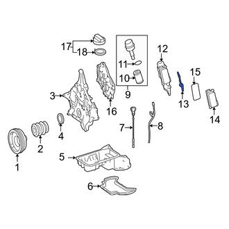Mercedes-Benz OE - Engine Oil Cooler Gasket
