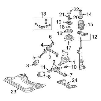Mercedes-Benz OE - Front Suspension - Suspension Components (Coupe)