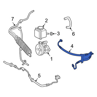 Mercedes-Benz OE - Power Steering Pressure Hose