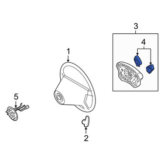 Mercedes-Benz OE - Right Steering Wheel Radio Controls