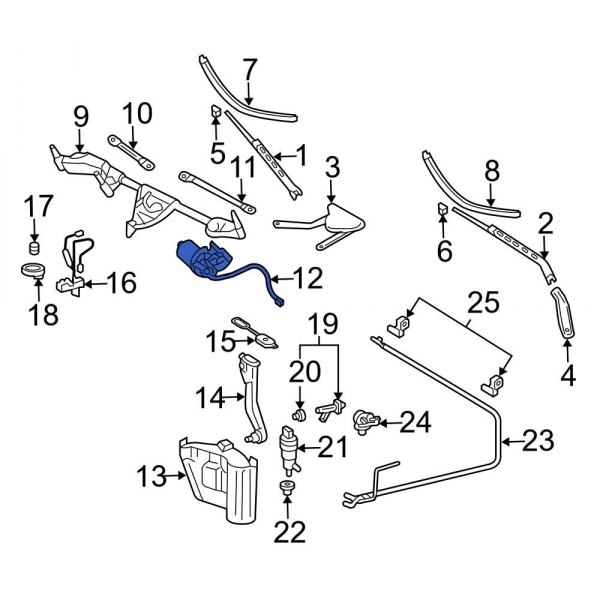 Windshield Wiper Motor