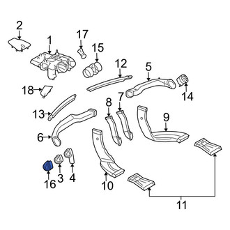 Mercedes-Benz OE - Outer Dashboard Air Vent