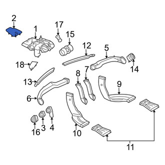 Mercedes-Benz OE - Upper Instrument Panel Cover