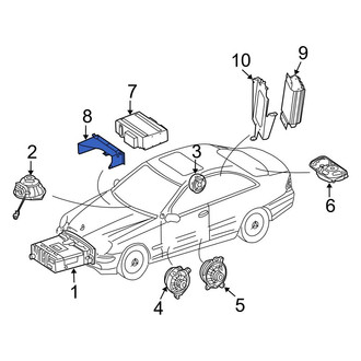 Mercedes-Benz OE - CD Changer Bracket