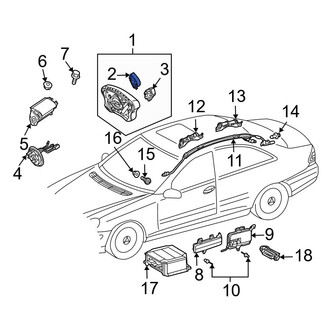 Mercedes-Benz OE - Right Steering Wheel Radio Controls