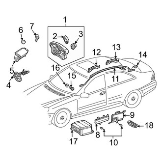 Mercedes-Benz OE - Restraint Systems - Air Bag Components