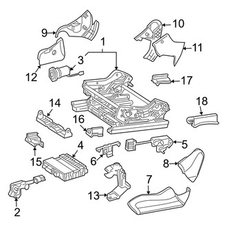 Mercedes-Benz OE - Seats & Tracks - Tracks & Components (Coupe)