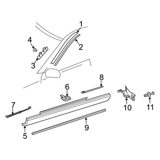 Mercedes-Benz OE - Pillars, Rocker & Floor - Exterior Trim (Black Series)