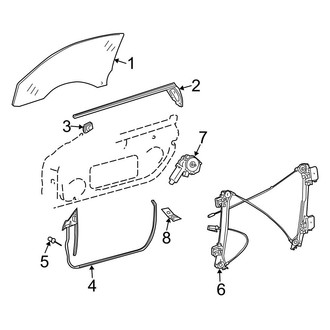Mercedes-Benz OE - Door - Glass & Hardware