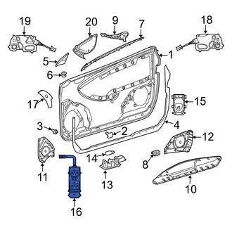 Mercedes-Benz OE - Front Left Door Window Switch