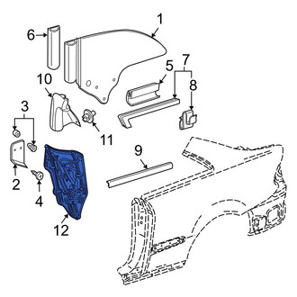 Mercedes-Benz OE - Rear Right Window Regulator